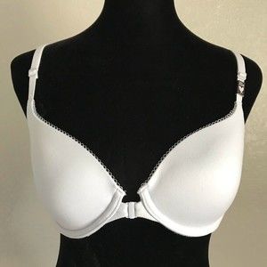 Victoria's Secret Body by Victoria Racerback Lined Demi Bra Light Blue 32D NWT